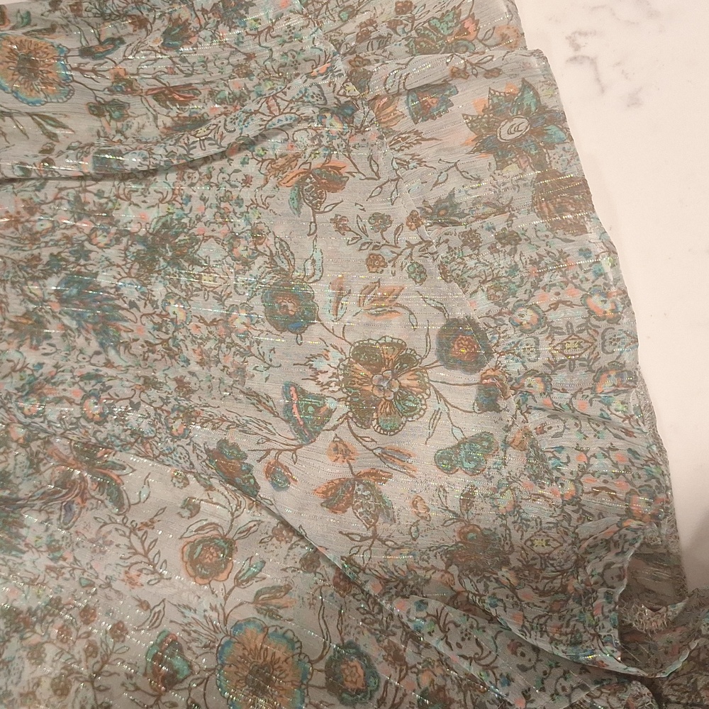 Victoria's Secret Floral Short Swim Coverup - Multi Colored Fun Patterned Size M - Picture 4 of 4